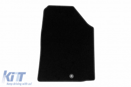 Textile floor mats by Rigum suitable for Hyundai Ioniq after 2017 Hybrid, set of 4 pieces, black-image-6245461