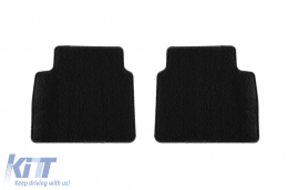 Textile floor mats by Rigum suitable for Hyundai Sonata after 2011, set of 4 pieces, black-image-6245485