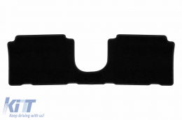 Textile floor mats by Rigum suitable for Hyundai Ioniq 5 after 2021, set of 4 pieces, black-image-6247324