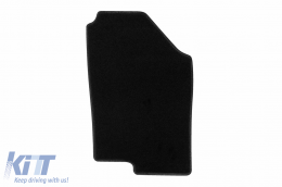 Textile floor mats by Rigum suitable for Hyundai Tucson Hev after 2021, set of 4 pieces, black-image-6247941