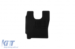 Textile floor mats by Rigum suitable for Iveco Eurocargo after 2015, set of 2 pieces, black-image-6247771