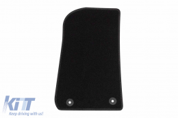 Textile floor mats by Rigum suitable for Jeep Wrangler 4XE PHEV after 2021, set of 4 pieces, black-image-6245605