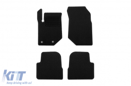 Textile floor mats by Rigum suitable for JEEP Avenger after 2023, set of 4 pieces, black - ABFMJ6023301