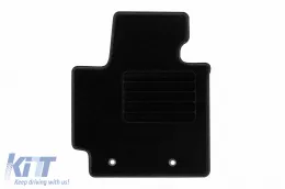 Textile floor mats by Rigum suitable for KIA Soul 2014-2019, set of 4 pieces, black-image-6245731