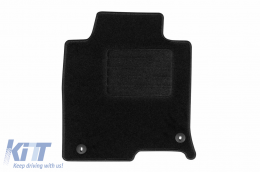Textile floor mats by Rigum suitable for KIA Optima 2010-2015, set of 4 pieces, black-image-6245660
