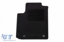 Textile floor mats by Rigum suitable for KIA Picanto after 2017, set of 4 pieces, black-image-6245681