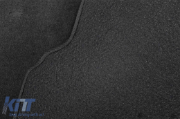 Textile floor mats by Rigum suitable for KIA Picanto after 2017, set of 4 pieces, black-image-6245686