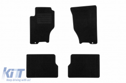 Textile floor mats by Rigum suitable for KIA Sorento 2003-2009, set of 4 pieces, black - ABFMK6022991
