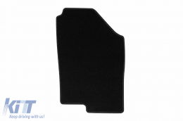 Textile floor mats by Rigum suitable for KIA Sportage after 2022, set of 4 pieces, black, non-Hybrid version-image-6247387