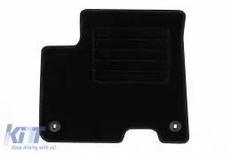 Textile floor mats by Rigum suitable for KIA E-niro after 2018, set of 4 pieces, black-image-6247947