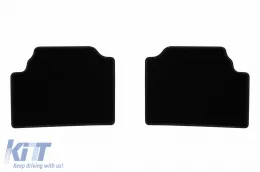 Textile floor mats by Rigum suitable for KIA E-niro after 2018, set of 4 pieces, black-image-6247949
