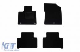 Textile floor mats by Rigum suitable for KIA Sorento after 2020, set of 4 pieces, black - ABFMK6023348