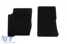 Textile floor mats by Rigum suitable for Lada Niva Travel after 2021, set of 4 pieces, black-image-6245778