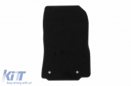 Textile floor mats by Rigum suitable for Mazda 2 2015-2020, set of 4 pieces, black-image-6245806