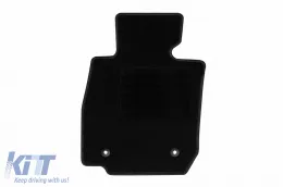 Textile floor mats by Rigum suitable for Mazda Cx-3 after 2015, set of 4 pieces, black-image-6245869