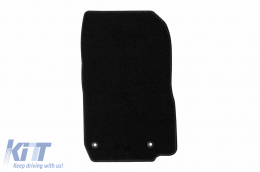 Textile floor mats by Rigum suitable for Mazda Cx-3 after 2015, set of 4 pieces, black-image-6245870