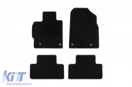 Textile floor mats by Rigum suitable for Mazda CX-7 2007-2012, set of 4 pieces, black - ABFMM6023019