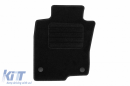 Textile floor mats by Rigum suitable for Mercedes X W470 after 2018, set of 4 pieces, black-image-6245889