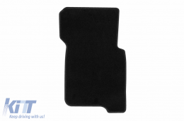 Textile floor mats by Rigum suitable for Mercedes X W470 after 2018, set of 4 pieces, black-image-6245890