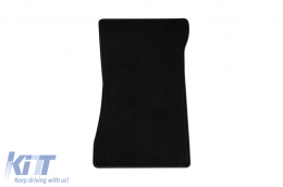 Textile floor mats by Rigum suitable for Mercedes C class W203 2000-2007, set of 4 pieces, black-image-6245932
