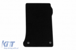Textile floor mats by Rigum suitable for Mercedes GLK X204 2008-2015, set of 4 pieces, black-image-6245987