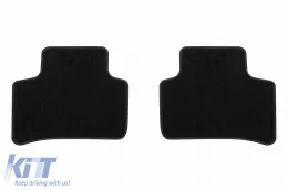 Textile floor mats by Rigum suitable for Mercedes GLK X204 2008-2015, set of 4 pieces, black-image-6245988