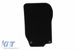 Textile floor mats by Rigum suitable for Mercedes GL X164 2006-2012, set of 4 pieces, black-image-6245994