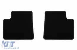 Textile floor mats by Rigum suitable for Mercedes GL X164 2006-2012, set of 4 pieces, black-image-6245995