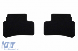 Textile floor mats by Rigum suitable for Mercedes S class W222 2013-2020 short wheelbase, set of 4 pieces, black-image-6246016