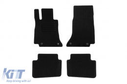 Textile floor mats by Rigum suitable for Mercedes C class W206 after 2021, set of 4 pieces, black - ABFMM6023250