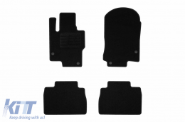 Textile floor mats by Rigum suitable for Mercedes GLE, GLE Phev C167 Coupe after 2019, set of 4 pieces, black - ABFMM6023252