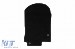 Textile floor mats by Rigum suitable for Mercedes GLS, GLS Phev X167 after 2019, set of 4 pieces, black-image-6247441