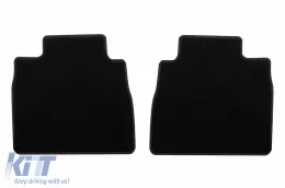 Textile floor mats by Rigum suitable for Mercedes GLS, GLS Phev X167 after 2019, set of 4 pieces, black-image-6247442