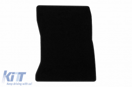 Textile floor mats by Rigum suitable for Mercedes EQA after 2022, set of 4 pieces, black-image-6247547