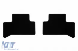 Textile floor mats by Rigum suitable for Mercedes EQA after 2022, set of 4 pieces, black-image-6247548