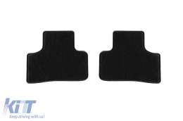 Textile floor mats by Rigum suitable for Mercedes GLC X254, GLC Coupe C254 after 2023, set of 4 pieces, black-image-6247642