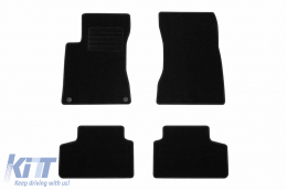 Textile floor mats by Rigum suitable for Mercedes GLB after 2019, set of 4 pieces, black - ABFMM6023341
