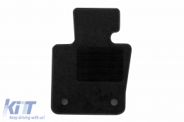Textile floor mats by Rigum suitable for Mini Cooper 3 doors after 2013, set of 4 pieces, black-image-6244638