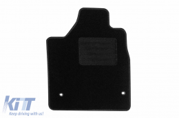 Textile floor mats by Rigum suitable for Nissan Murano 2008-2016, set of 4 pieces, black-image-6246151