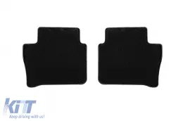 Textile floor mats by Rigum suitable for Nissan Tiida hatchback, sedan 2007-2012, set of 4 pieces, black-image-6248124