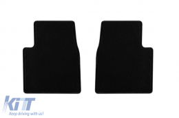 Textile floor mats by Rigum suitable for Opel Frontera Hybrid, Citroen C3 Aircross Hybrid after 2024, set of 4 pieces, black-image-6243969