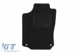 Textile floor mats by Rigum suitable for Opel Corsa C 2000-2006, set of 4 pieces, black-image-6246273