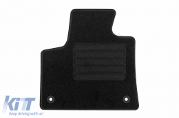 Textile floor mats by Rigum suitable for Opel Grandland X after 2017, set of 4 pieces, black-image-6246287