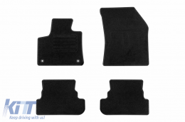 Textile floor mats by Rigum suitable for Opel Grandland X Phev after 2019, set of 4 pieces, black - ABFMO6023233