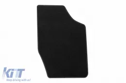Textile floor mats by Rigum suitable for Peugeot 307 2001-2004, set of 4 pieces, black-image-6244564