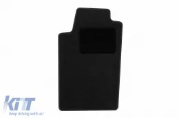 Textile floor mats by Rigum suitable for Peugeot 206 2000-2007, set of 4 pieces, black-image-6246380