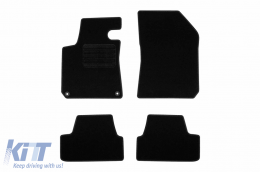 Textile floor mats by Rigum suitable for Peugeot 308 Hatchback 2013-2019, set of 4 pieces, black - ABFMP6023100