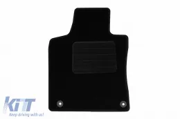 Textile floor mats by Rigum suitable for Peugeot 508 after 2019, set of 4 pieces, black-image-6246473