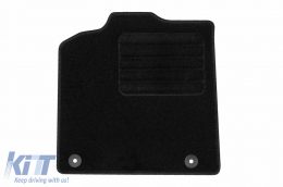 Textile floor mats by Rigum suitable for Porsche Macan after 2014, set of 4 pieces, black-image-6244475