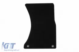 Textile floor mats by Rigum suitable for Porsche Macan after 2014, set of 4 pieces, black-image-6244476